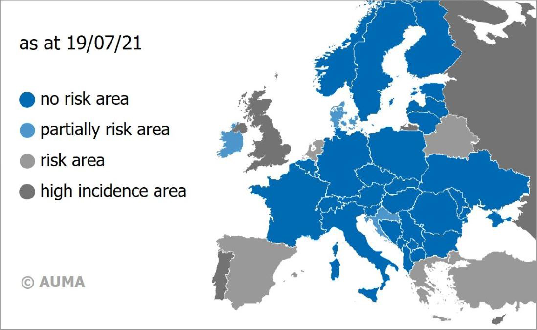 AUMA updates on Germany entry requirements